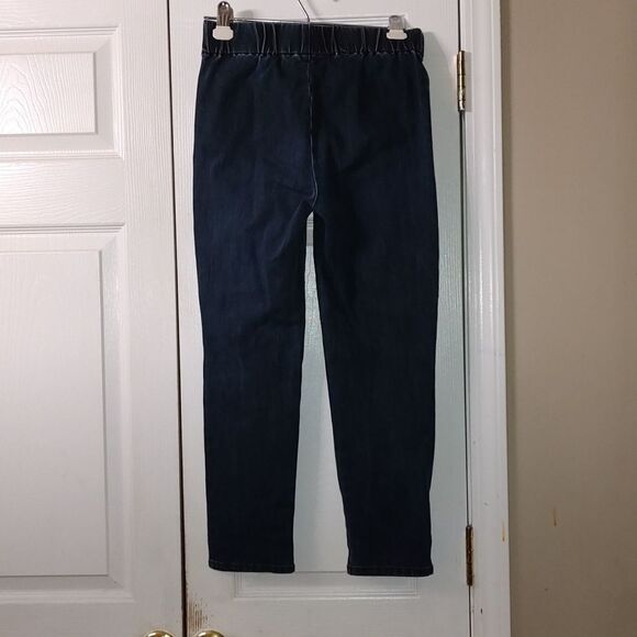 Soft Surroundings  pull on elastic waist  cropped jeans Sz XS - Picture 4 of 7